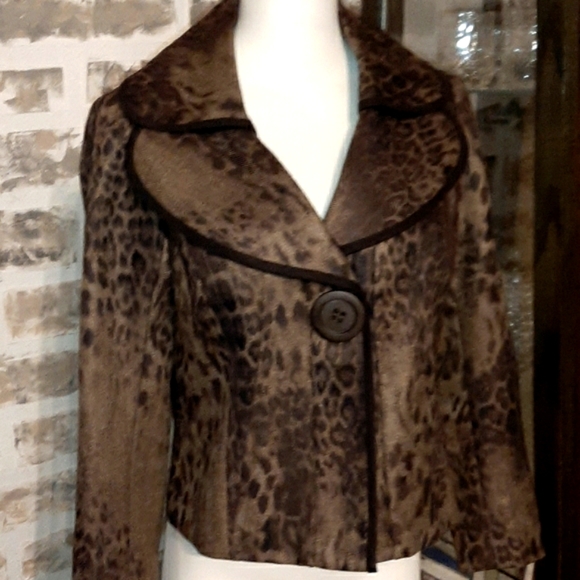 VEX Collection Leopard print Blazer - Picture 3 of 11